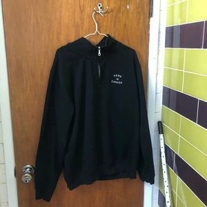 Peace Collective 1/4 Zip Black